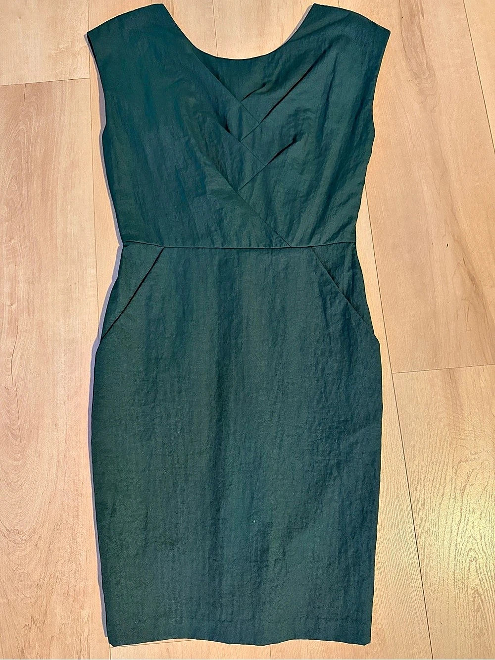 Valérie Dumaine Women's Green Mini Dress Like New
